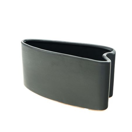 JARDINIERE LAKE GRIS 20X08 H10CM/2P