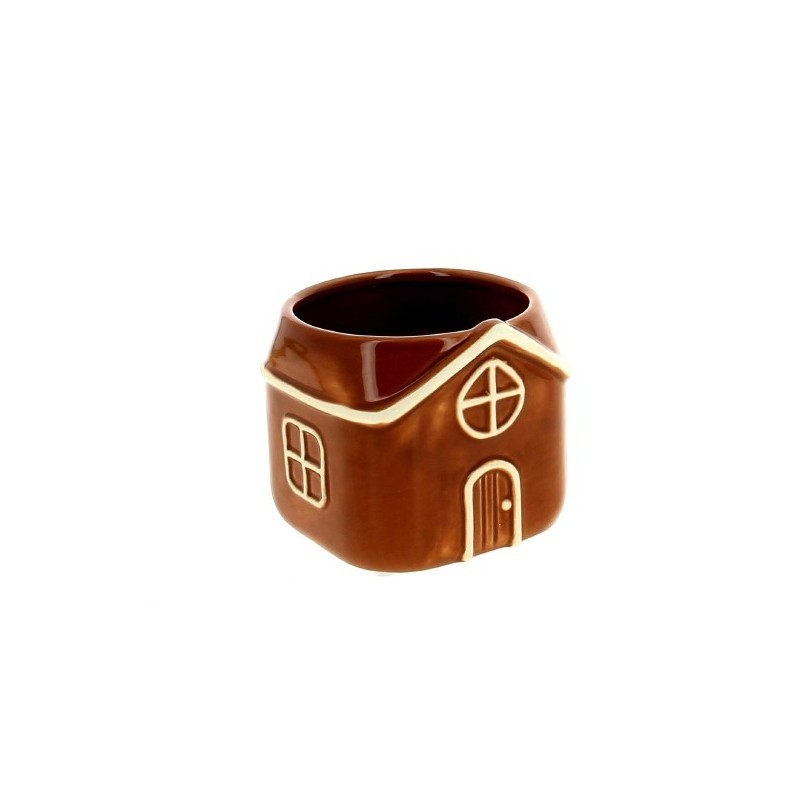 C.POT CHALET 010.7CM H09CM les 6P