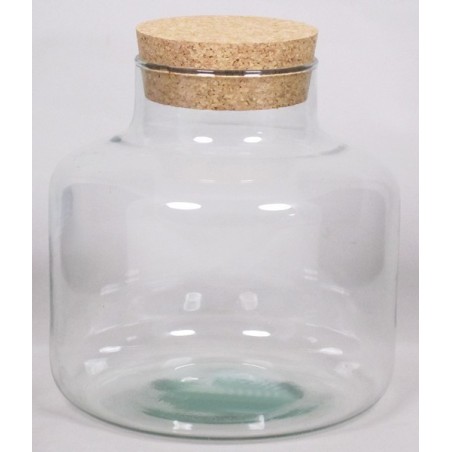 VERRE BARATTE + BOUCHON H21.5CM /1P