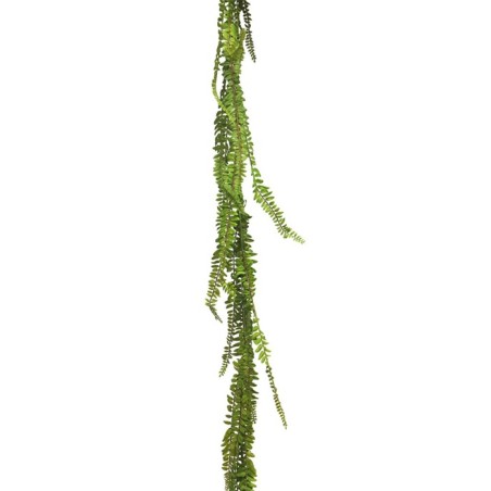FEUILLE FOUGERE A SUSPENDRE VERTE 180CM pièce