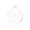 VERRE BOULE ouverte Diam.12CM à suspendre/4P