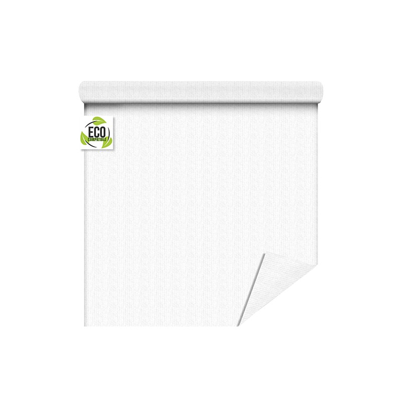 PAPIER KRAFT UNI fond blanc 80CM x120M 60g 