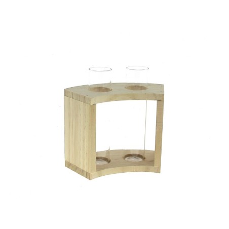 SOLIFLORE/2 DANS BASE BOIS à la pièce