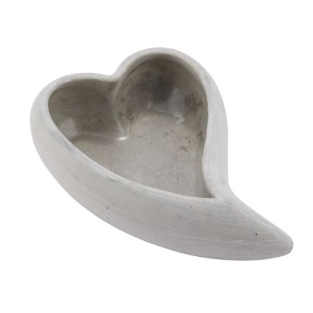 COEUR CIMENT 19X13.5CM à la pièce