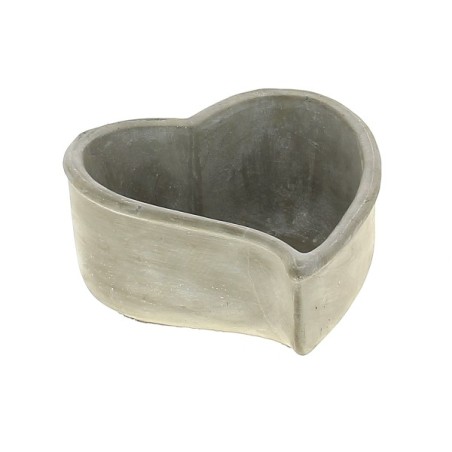 COEUR CIMENT COURBE 20.5X19 H11CM les 2P