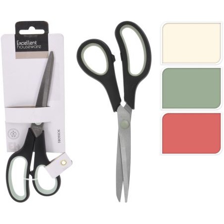CISEAUX COULEURS 21.5CM ASSORT. les 3P