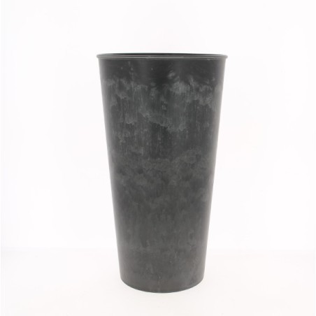 VASE POLYPRO NOIR 022 H40CM /1P