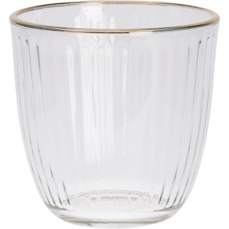 VERRE A BOIRE BORD OR 295ML les 6P
