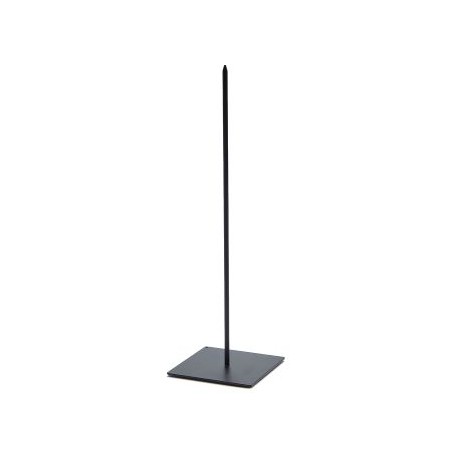 SUPPORT FER NOIR 9x9 H30CM pièce