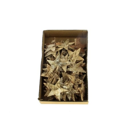 ETOILE BOIS NATUREL 6.5CM