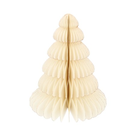 SAPIN PAPIER PLIABLE BLANC 50CM /1P