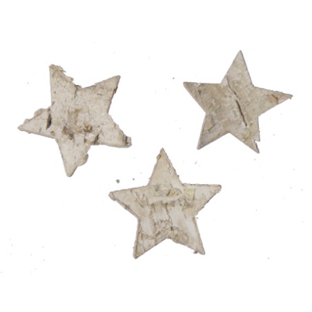 ETOILE BOULEAU 2.5CM les 100 PIECES