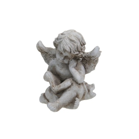 ANGE CIMENT LECTURE 8X7.5X10CM à la pièce