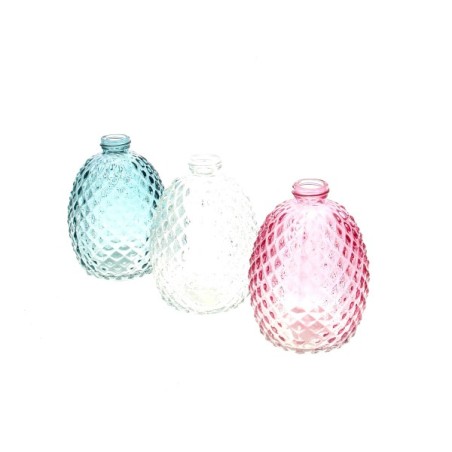 VERRE BOULE ALVEOLE H11.5CM les 8P