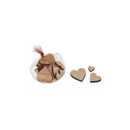 COEUR BOIS NATUREL le sachet 24P