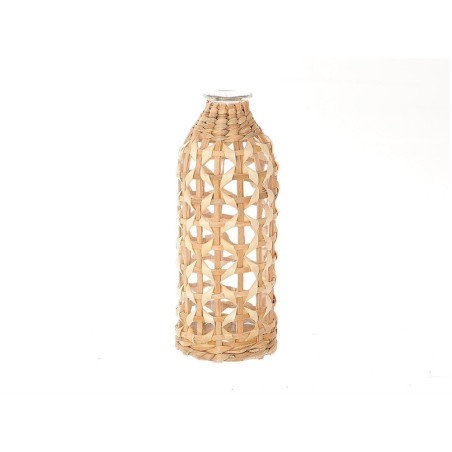 VERRE BOUTEILLE TRESSAGE BOIS 010 H23CM /2P