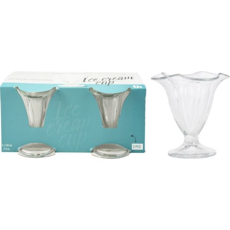 VERRE COUPE A DESSERT SET 2P