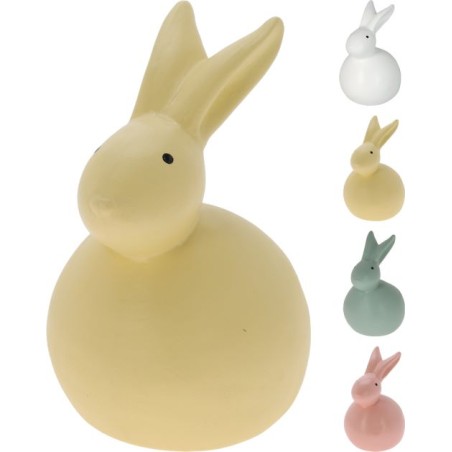 LAPIN PORCELAINE COULEUR Ass.4 les 12P