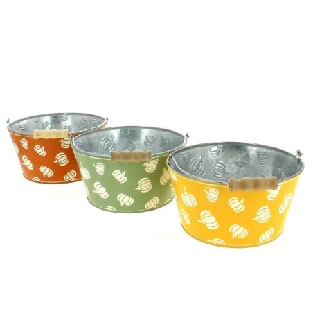 ZINC-COUPE CITROUILLE 020 H10CM les 6P