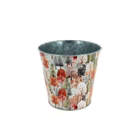 ZINC-POT FORET AUTOMNE 015 H15CM les 12P