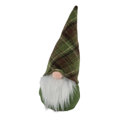 GNOME TISSU VERT H16CM les 6P