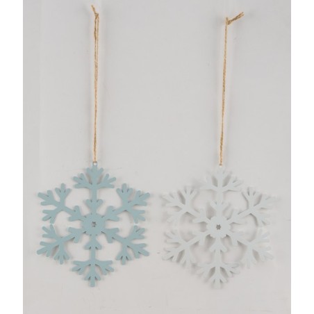 FLOCON DE NEIGE A SUSPENDRE 20CM les 4P