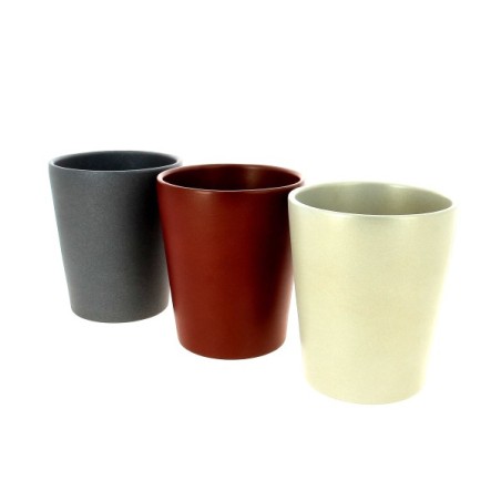 C.POT 3 couleurs 014 H16CM les 9P