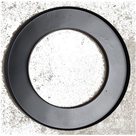 COURONNE METAL NOIR 30CM les 3P