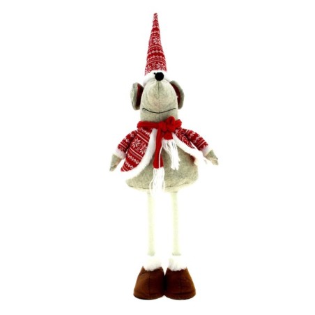 SOURIS NOEL EXTENSIBLE H75CM à la pièce