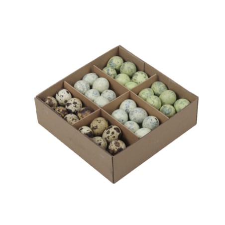 OEUF DE CAILLE COULEUR 3CM les 72P
