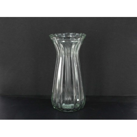 VERRE VASE RESSERE 010.7 H22CM les 6P