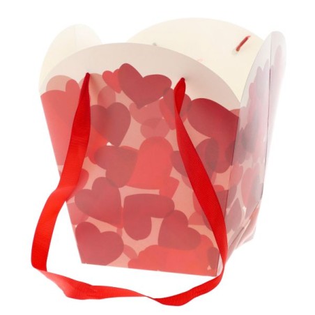 SAC "SWEET HEART" H20CM les 10P
