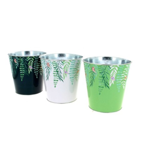 ZINC-POT VEGETAL 015 H15CM les 12P