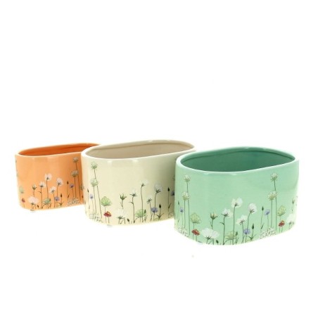 JARDINIERE FLEURETTE 17.4X11.6 H09CM les 6P