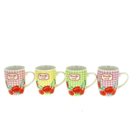 MUG MAMIE 08 H10.5CM les 8P