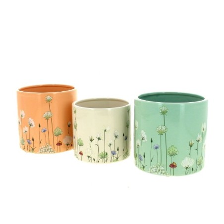 C.POT FLEURETTE 013 H12.7CM les 6P