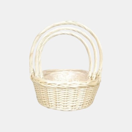 CORBEILLE OSIER NATUREL O42-32 SET DE 3P