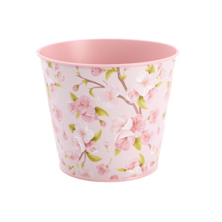 ZINC POT DE FLEUR CERISIER O16CM /10P