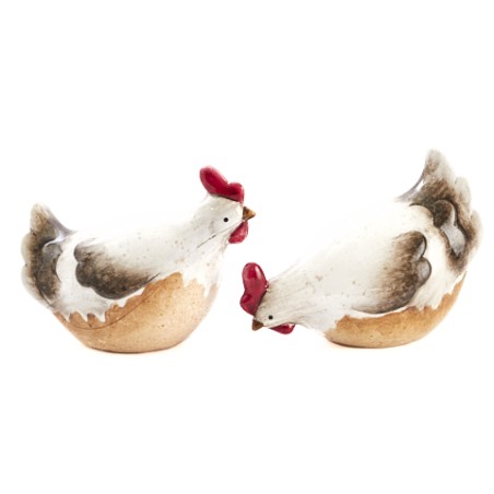 POULE CERAMIQUE H12 COUPLE /4P