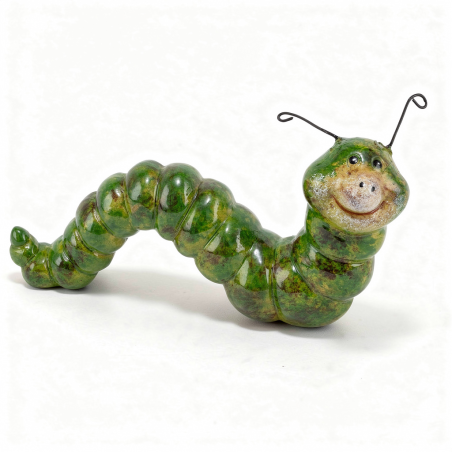 CHENILLE CERAMIQUE VERTE 17.5X4.5X10.5 /8P