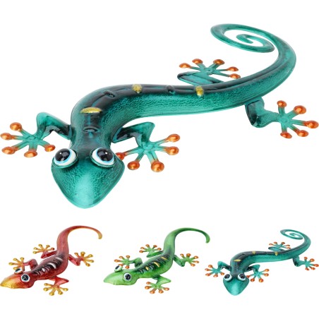 LEZARD MEATL 45CM ASSORT.les 3P