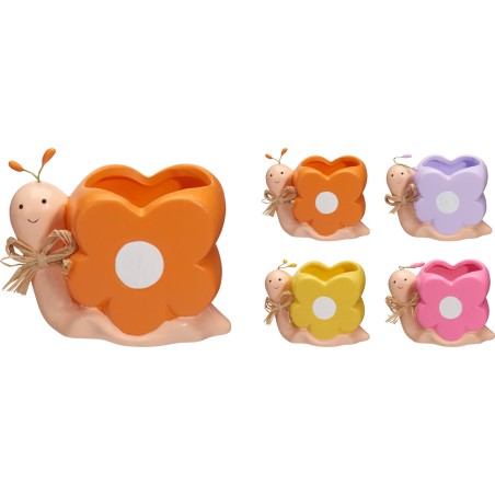 C.POT ESCARGOT FLEUR  05.5CM les 12P
