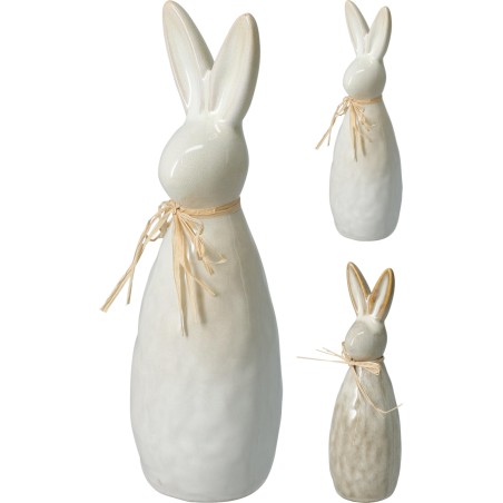 LAPIN BLANC VERNBIS H19CM les 12P