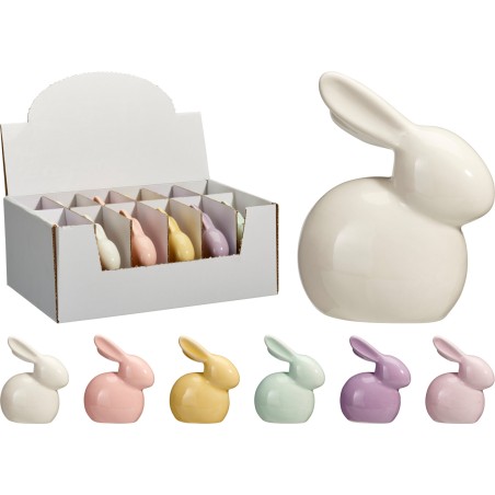 LAPIN COULEUR 10CM COFFRET 24P