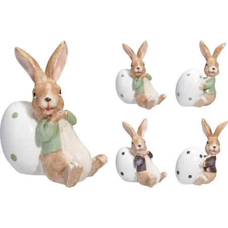 LAPIN AVEC OEUF 7.6CM les 24P