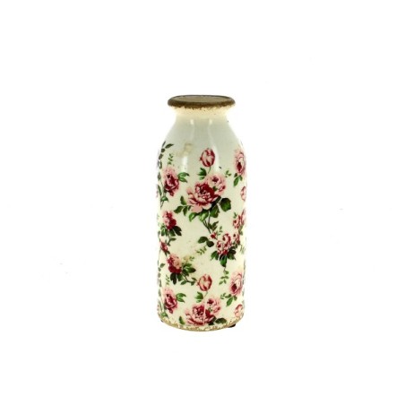 VASE ROSE ANCIENNE 08 H20CM LES 6P