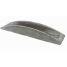 PLAT CIMENT GRIS CLAIR RECT.38X10 H4.5CM /1P