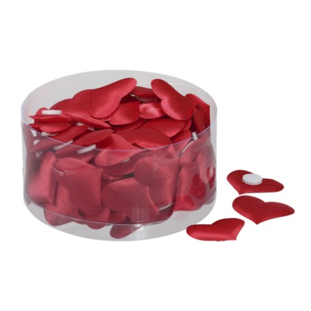 COEUR ROUGE STICKER 28X32MM /100P