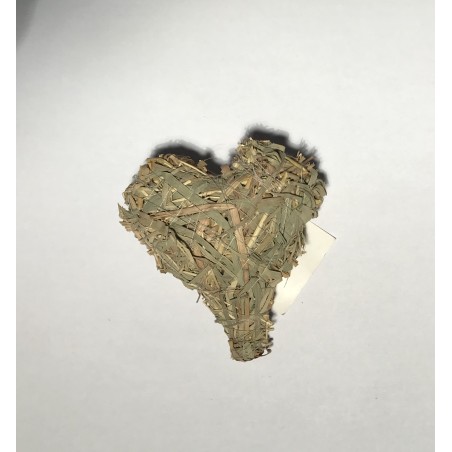 COEUR HERBE 7.5CM / 15 PIECES