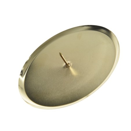 PIQUE PORTE-BOUGIE METAL 80MM/4P